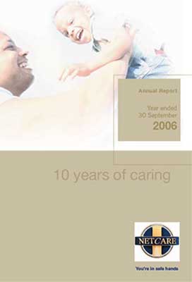 Netcare annual report cover page 