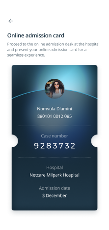 App screen shot